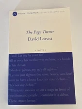 The Page Turner by David Leavitt (1998) Advance Reading Copy (ARC)
