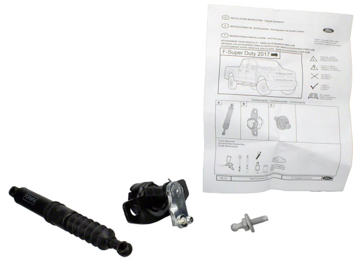 OEM NEW 2017-2025 Ford Super Duty Tailgate Slam Damper Soft