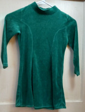 The Children's Place Green Velvet Dress Size 5-6