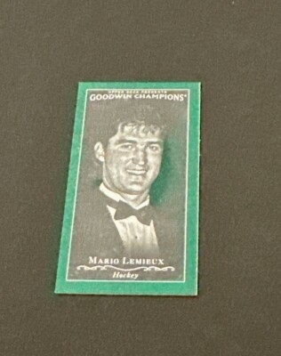 2016 UPPER DECK GOODWIN CHAMPIONS MARIO LEMIEUX LADY LUCK CLOTH MINI SSP #’d 25!