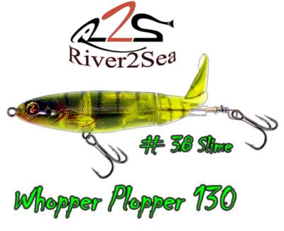 Leurre River2Sea Whopper Plopper 130 - WPL130/18 - Neuf