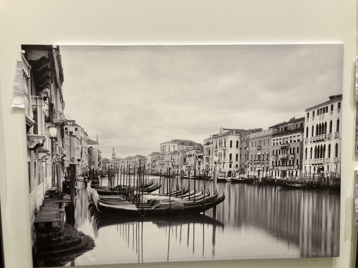 IKEA 絵画 IKEA BJORKSTA Canal Grande Picture 78 ¾x55