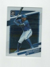 2021 PANINI DONRUSS OPTIC - GEORGE SPRINGER TORONTO BLUE JAYS #165