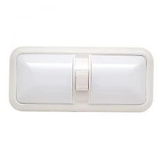 12 VOLT C310174 DOUBLE DOME CEILING CABIN LIGHT W/ SWITCH MARINE BOAT