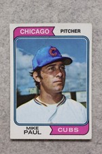 1974 TOPPS #399 MIKE PAUL CHICAGO CUBS - VINTAGE BASEBALL CARD 