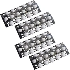 4pk Heat Plate Shield Burner Cover Replace for Turbo Gas Grill/ Barbeques Galore