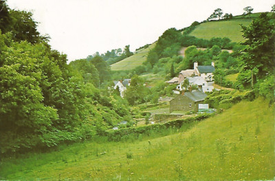 Waterrow, Somerset - District View Postkarte - lokale PMK um 1976