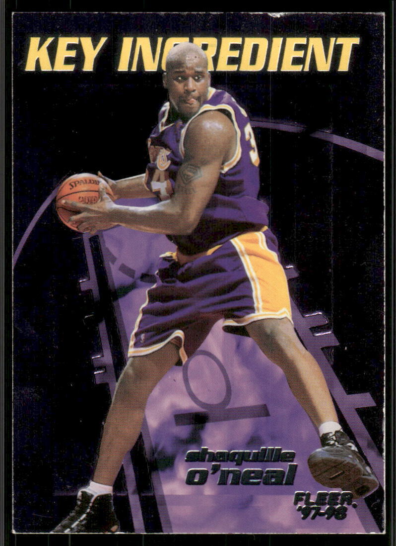 NBAカード SHAQUILLE O’NEAL FLEER 1997 1996-1997 Fleer ALL STAR 4 RETRO #289 Shaquille O'Neal SHAQ