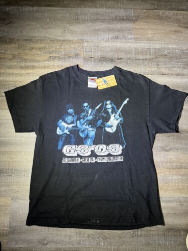 Vintage G3 03’ JOE SATRIANI concert T-shirt Black 