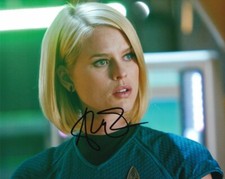 ALICE EVE signed autograph 20x25cm STAR TREK in person autograph COA