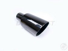 Dt-25213cbl Black-chrome Look Single Layer Angle Tip 2.5 Inlet 4 Outlet 9.6 L Dt-25213cbl Black-chrome Look Single Layer Angle Tip 2.5 Inlet 4 Outlet 9.6 L