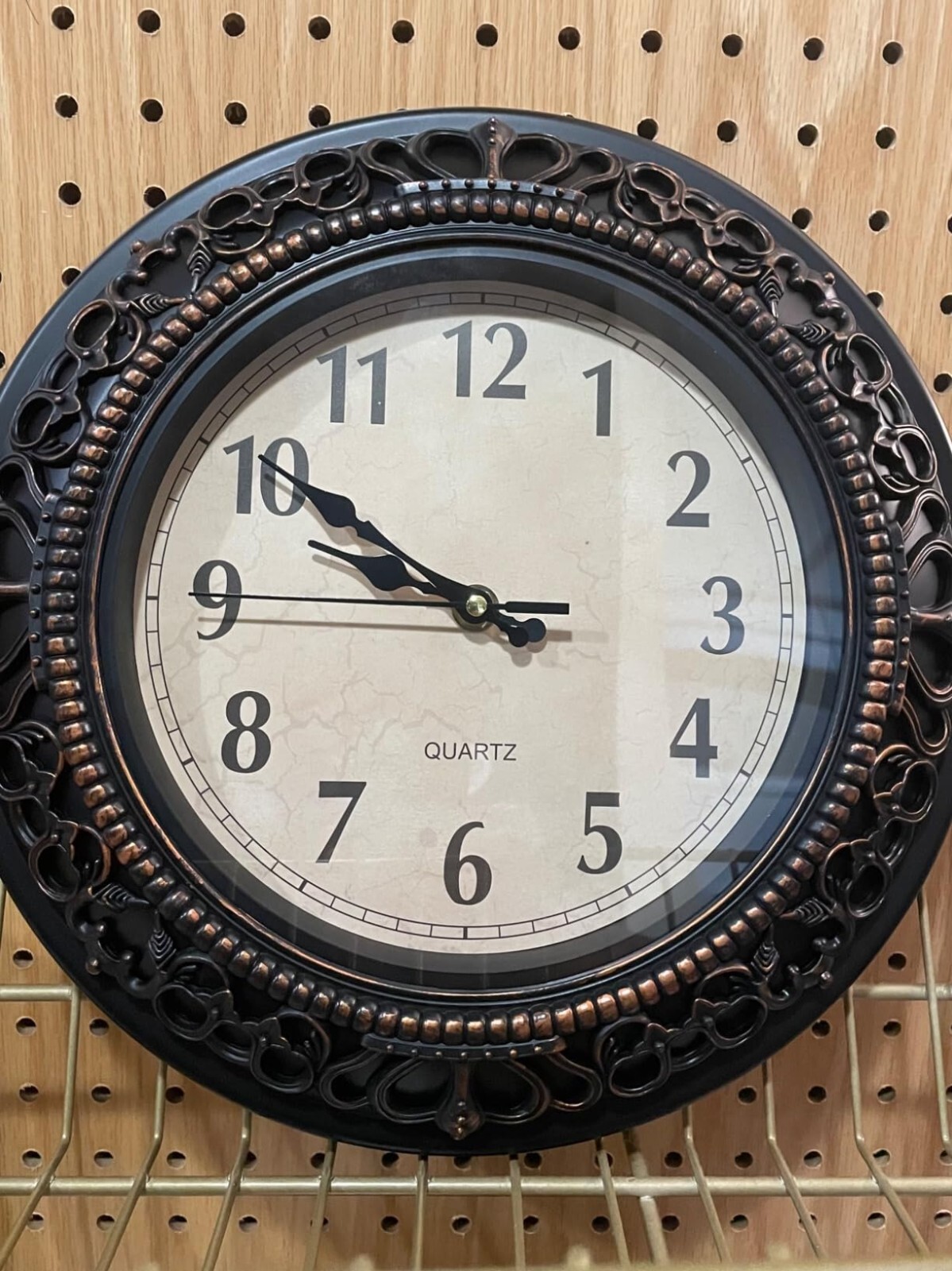 FAERIE Wall Clock for Living Room Decor Large Battery Operated,12 Inches round B