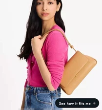 NWT KATE SPADE Leather Grace Convertible Shoulder Bag In Caramel Corn