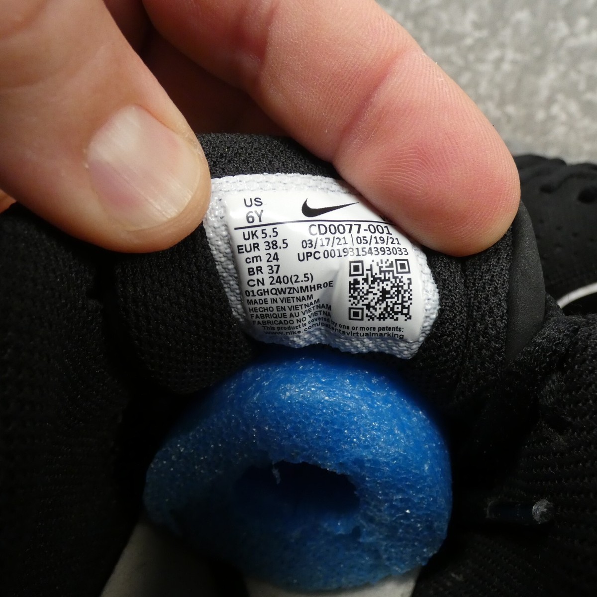 Nike Boys Vapor Edge 4 Shoes Boys 6Y Black White Football Nike Boys Vapor Edge 4 Shoes Boys 6Y Black White Football