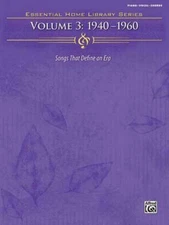 Essential Home Library Volume 3 MUSIC BOOK 1940-1960 PIANO/VOCAL/CHORDS RARE NEW
