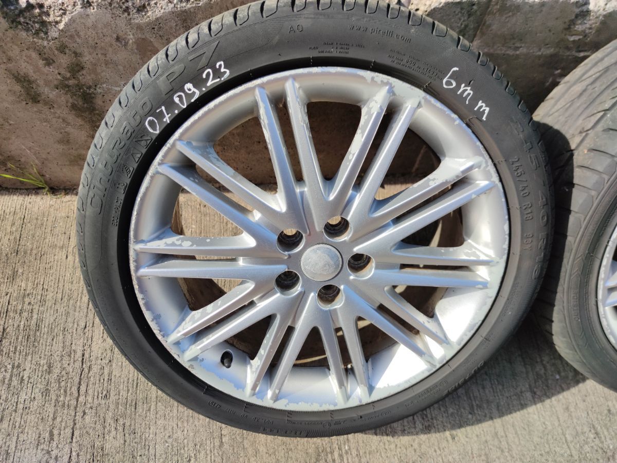 JAGUAR S TYPE SET OF 18'' ALLOY WHEELS WITH TYRES eBay
