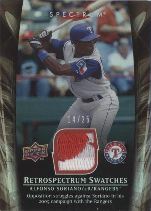 2008 Upper Deck Spectrum - Alfonso Soriano #RS-AS1 - 1 of 1