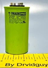 TradePro TP-CAP-80/10/440USA-R Motor Run Capacitor 80/10 MFD 440/370VAC