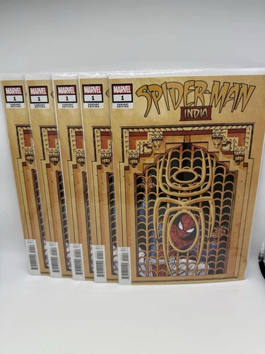 (5) SPIDER-MAN INDIA #1 (OF 4) TOM REILLY WINDOW SHADES VARIANT
