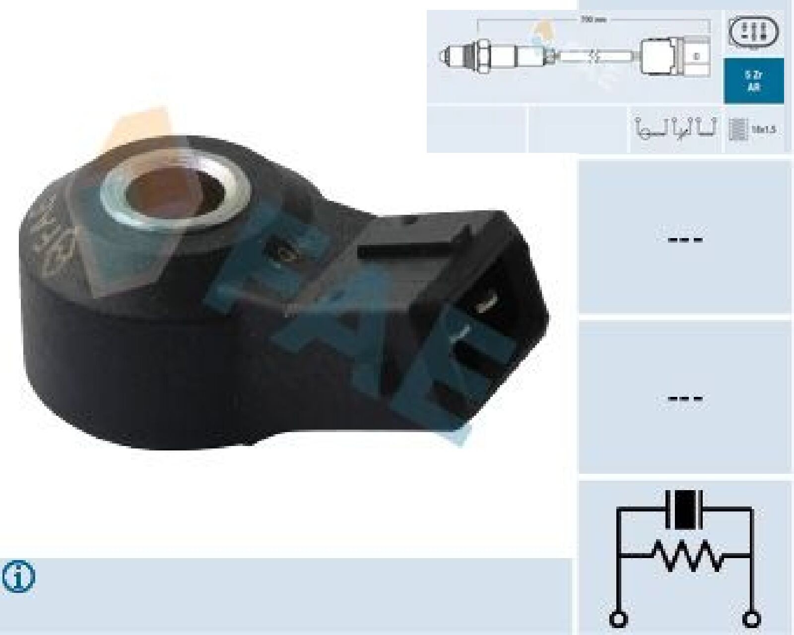 FAE 60220 Klopfsensor Klopf Sensor für Nissan für Renault