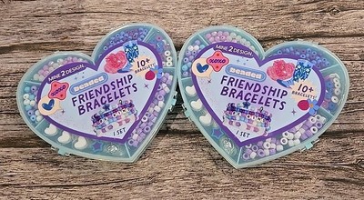 Mine 2 Design 1 Set Beaded Friendship Bracelets Makes 10+ Pieces Lot Of 2 (206)