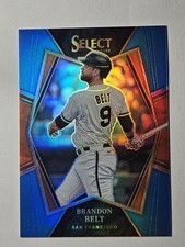 2022 Panini Select Premier Level Prizm Light Blue /149 Brandon Belt #173 Giants