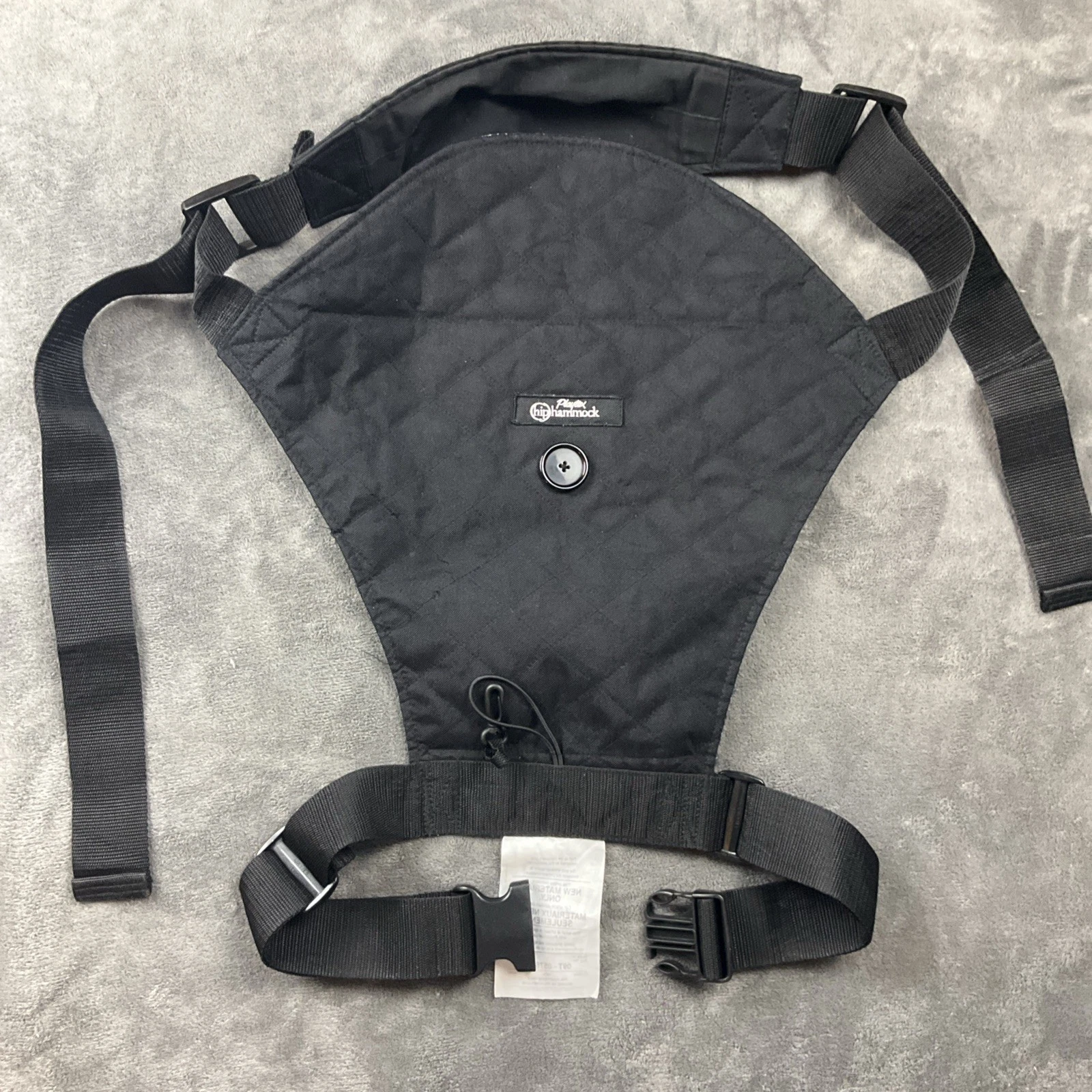 Playtex Hip Hammock Child Carrier Black EUC