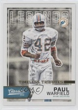 2016 Panini Classics Legends Timeless Tributes Gold 5/10 Paul Warfield HOF 1u6