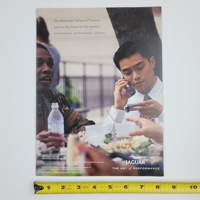 2000 Jaguar Motorola Timeport Digital Wireless Phone Brochure XJ XK S-Type