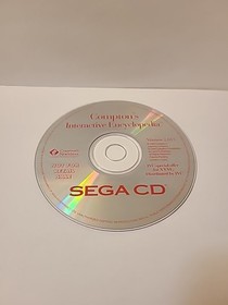 Compton's Interactive Encyclopedia Sega CD Not For Resale RaRe ReD DiSC 2.01s