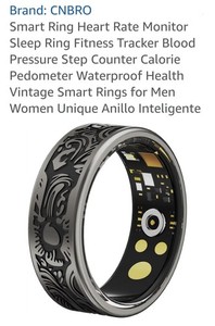 CNBRO Smart Ring-Retro, UniSex- Size 10 - BRAND NEW 