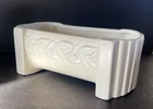 Vintage McCoy Sand Butterfly Window Trough Planter Ivory Matte Art Deco 1940's