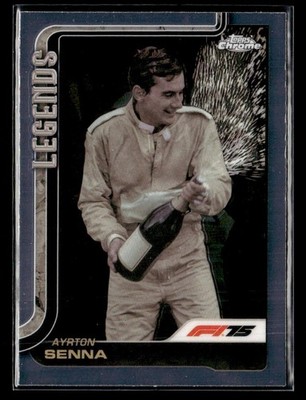 2025 Topps Chrome Formula 1 #162 Ayrton Senna card | eBay