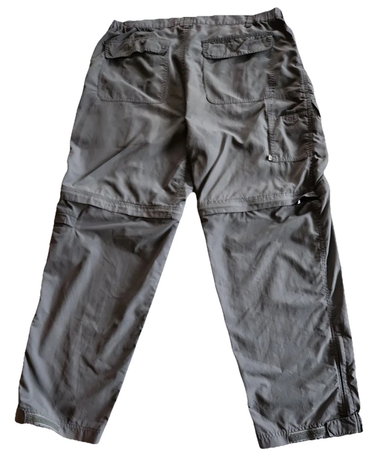 Pantalones de Senderismo Sierra Blancos Para Hombre Talla XL/32 Gris Gorpcore Carga Aire Libre Convertible Foto 2 de 4