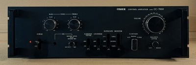Fisher CC-7000 Stereo Vorverstärker Control Amplifier Rarität 1J Gewährleistung
