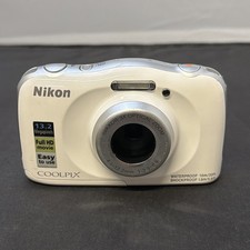 Nikon Coolpix W100 13.2MP Waterproof Shockproof Underwater Camera White