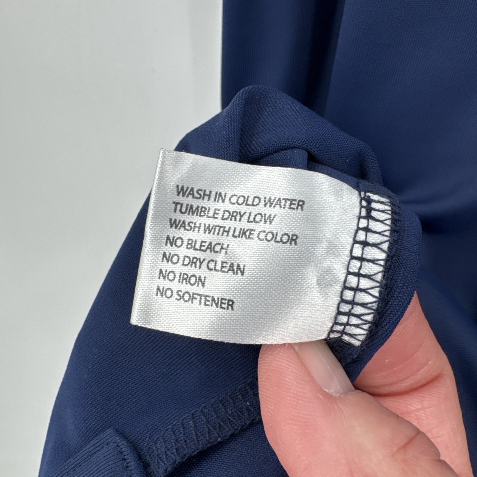 Rhoback Solid Navy Blue Performance Stretch Short… - image 6