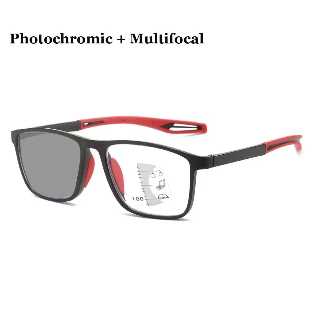 Gafas Fotocromáticas Inteligentes Presbicia TR90 Lectura Progresivas Deportivas