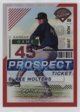 2024 Panini Prospect Edition Red Prizm 7/199 Blake Wolters #82 1l7v