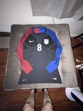 Nike USA USMNT 2016 Away #8 Dempsey LS Player Issue Soccer Jersey L