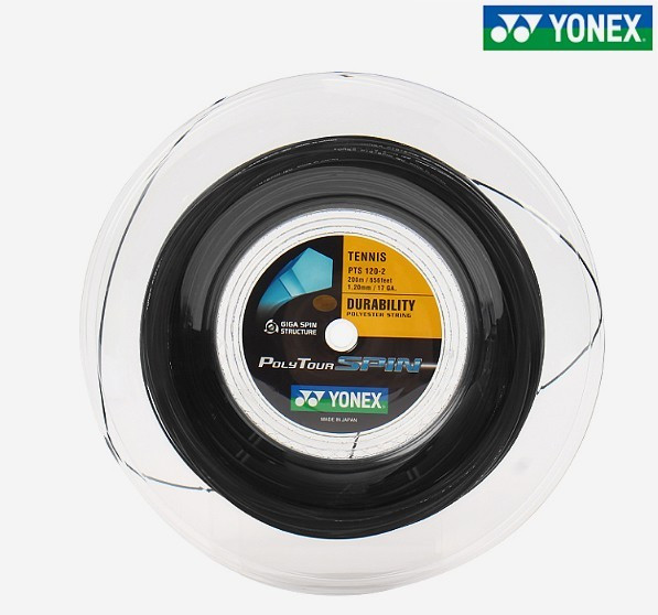 YONEX Poly Tour Spin 120mm 200m 17GA Tennis String Racquet Racket String Poly 28490₽