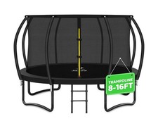 Trampoline 8FT 10FT 12FT 14FT 15FT 16FT, Recreational Trampolines with Enclos...