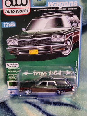 1/64 Auto World Muscle Wagons ''1975 Buick Estate Wagon'' Diecast 