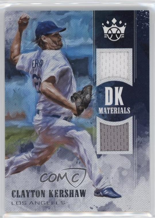 Clayton Kershaw #DKM-CW 2018 Panini Diamond Kings Baseball DK Materials