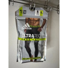 Adidas Men's ULTRATECH Base Layer Long Pants Quick Dry NEW ~ Size  XL