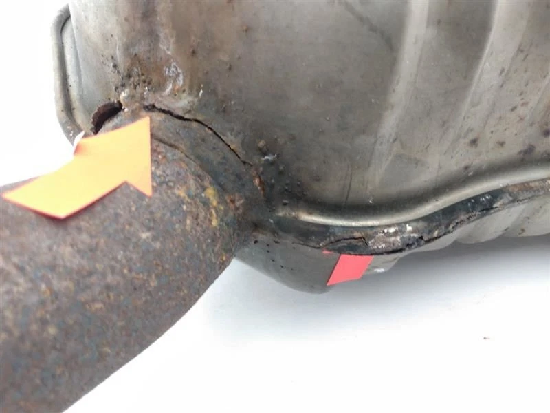 Silenciador resonador escape convertible SAAB 9-3 2005 2006 2007 2008 Foto 4 de 4