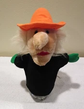 Vintage Halloween Witch Puppet 12 In. 1997 Four Star International Trading Com.