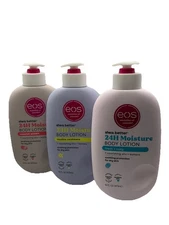 3pk EOS Shea Better Body Lotion Vanilla Cashmere/Fresh & cozy/Coconut Water 16Oz