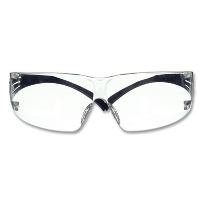 3m SF201SGAFBLU SecureFit Safety Glasses Dark Blue Wraparound