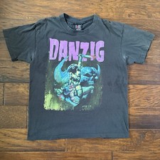 Vintage 1992 Danzig Giant Tag Album How The Gods Kill T-Shirt Rock Band tee XL